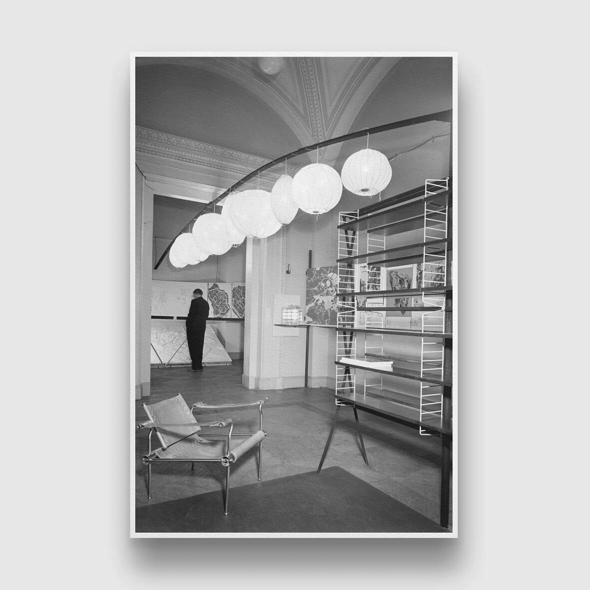 de-architectensalon-1950 door de Zweedse fotograaf